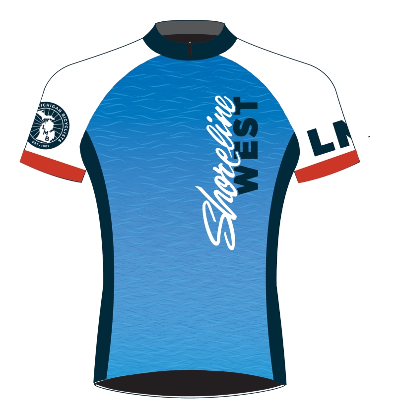 Product Description: Jerseys ordered through the Shorelineregistration form or LMB shopping cart have shipping costs waived and will be available upon check-in at the Shorelinetour. All other jerseys will be shipped after the conclusion of the ride. Jerseys will also be available for purchase at the merchandise table of each LMB Tour, while supplies last.</br></br>All of LMB's jerseys are crafted with elite fabrics and advanced fit technology to provide the most comfortable riding experience. Utilizingindustry-leadingSpeedPro fabric, these jerseys are designed to wick moisture from the surface of the skin and push it to the face of the jersey where it quickly evaporates. This push-pull moisture management system allows the body to maintain a consistent, comfortable body temperature. All sizes are unisex.</br></br>Please consult Primal'ssizing guide(standard fit) before placing your order.</br></br>Features:</br></br>Raglan style sleeves</br>Full length zip-up</br>Three rearcargo pockets</br>Elastic at sleeve cuff and waist</br> Shoreline West Jersey 2022