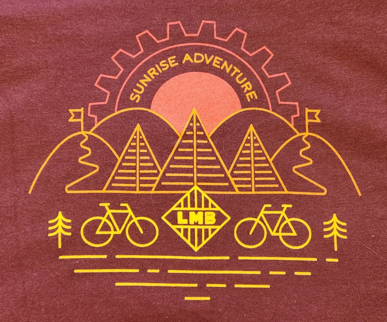 Product Description: Sunrise T-Shirt Burgundy Cotton