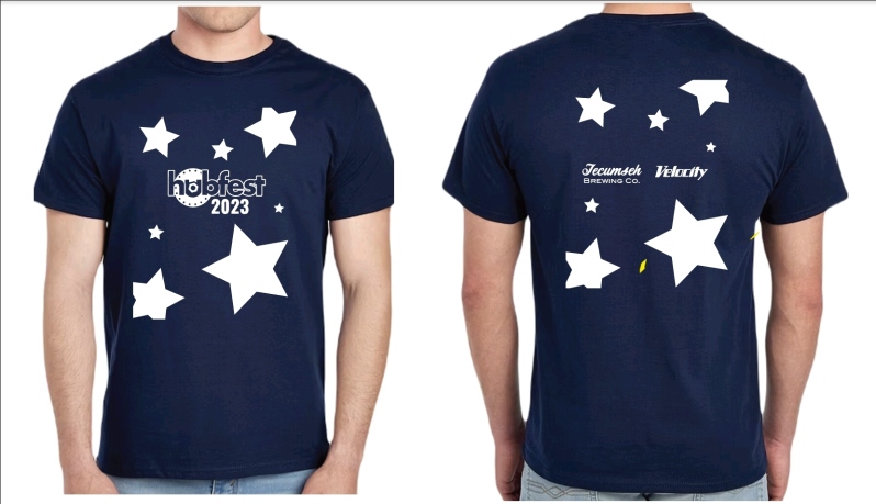 Product Description: Celebrate HUB Fest with this great t-shirt!</br> HUB Fest Blue T-Shirt
